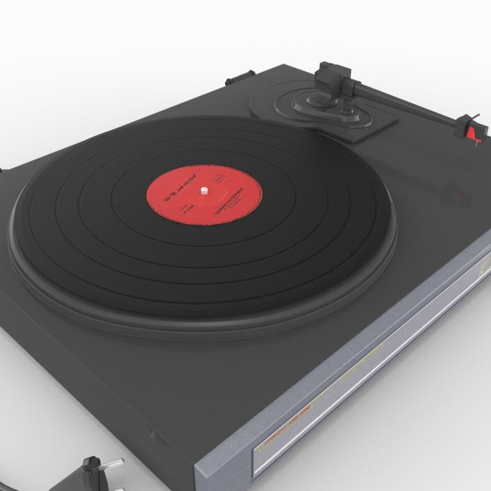 Retro Turntable 2 3D