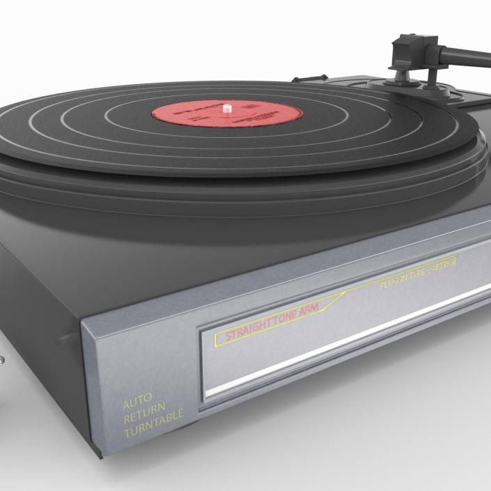 Retro Turntable 2 3D