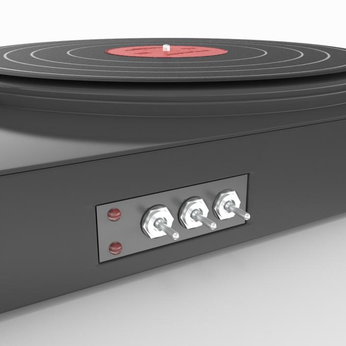 Retro Turntable 2 3D