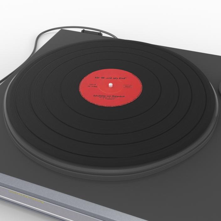 Retro Turntable 2 3D