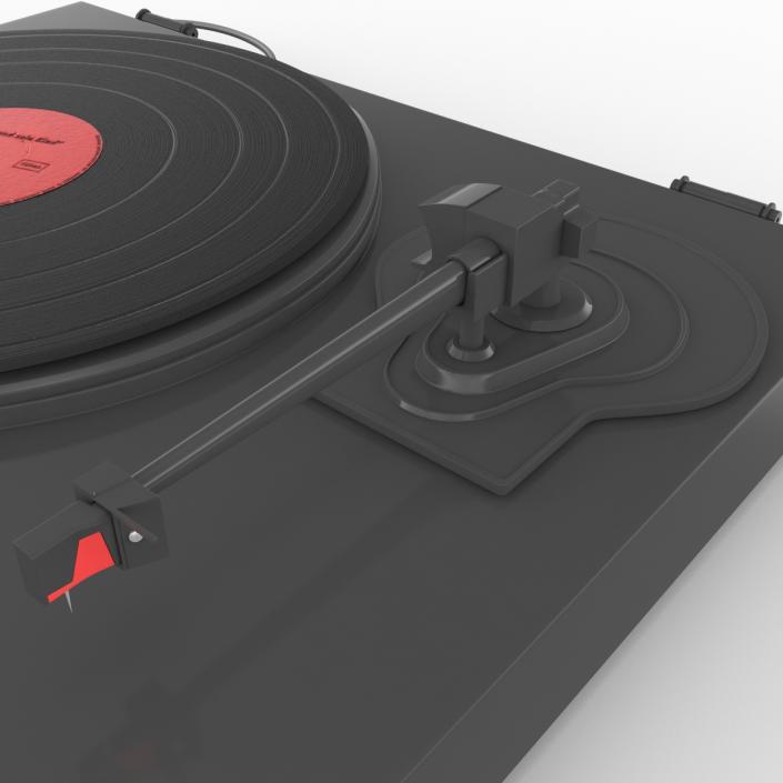 Retro Turntable 2 3D