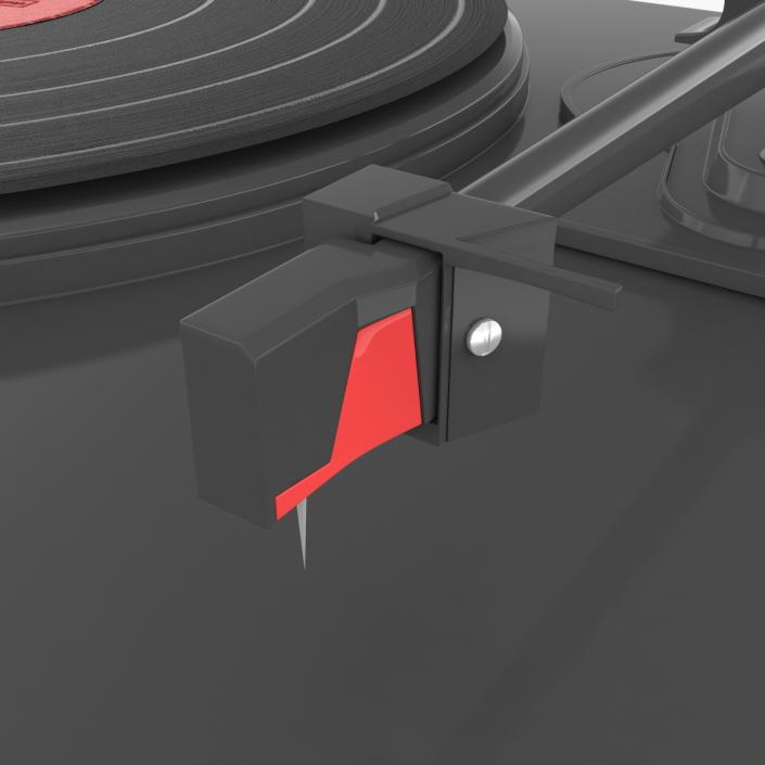 Retro Turntable 2 3D