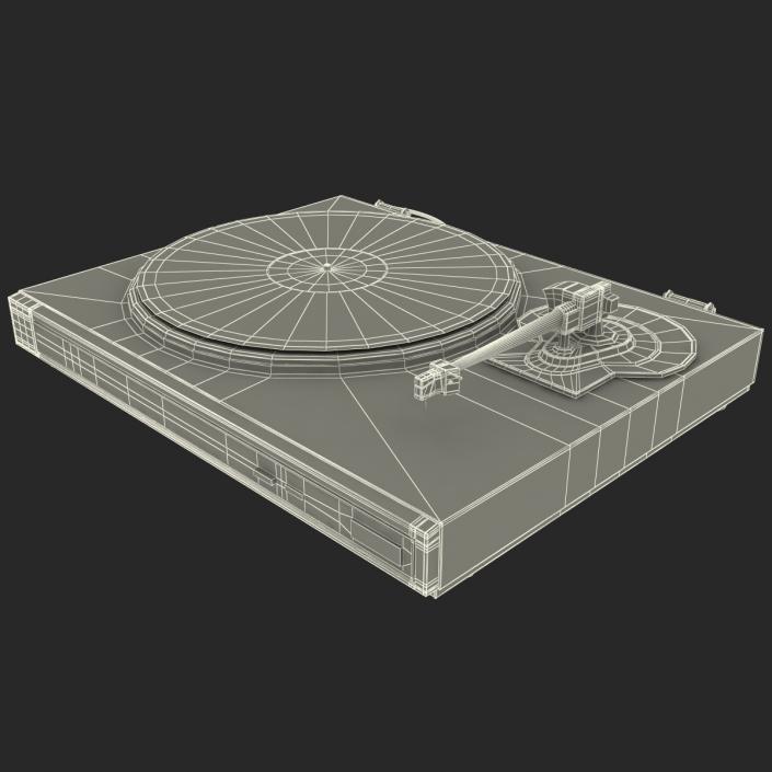 Retro Turntable 2 3D