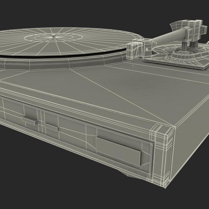 Retro Turntable 2 3D