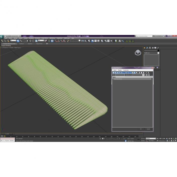 3D model Comb 2