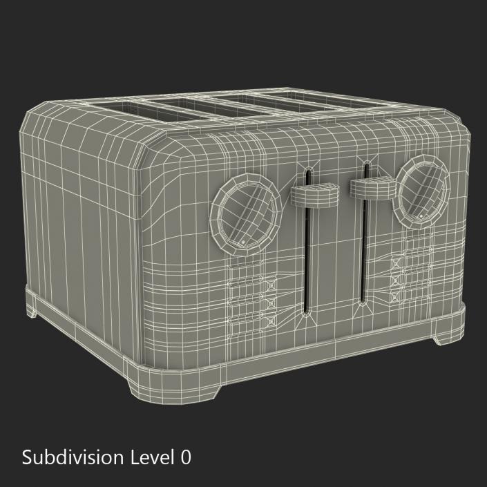 3D model Toaster 4 Slice