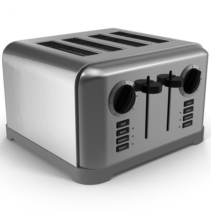 3D model Toaster 4 Slice