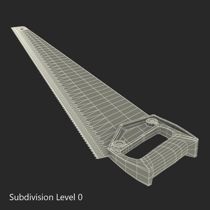 3D Hand Saw 26 inches model