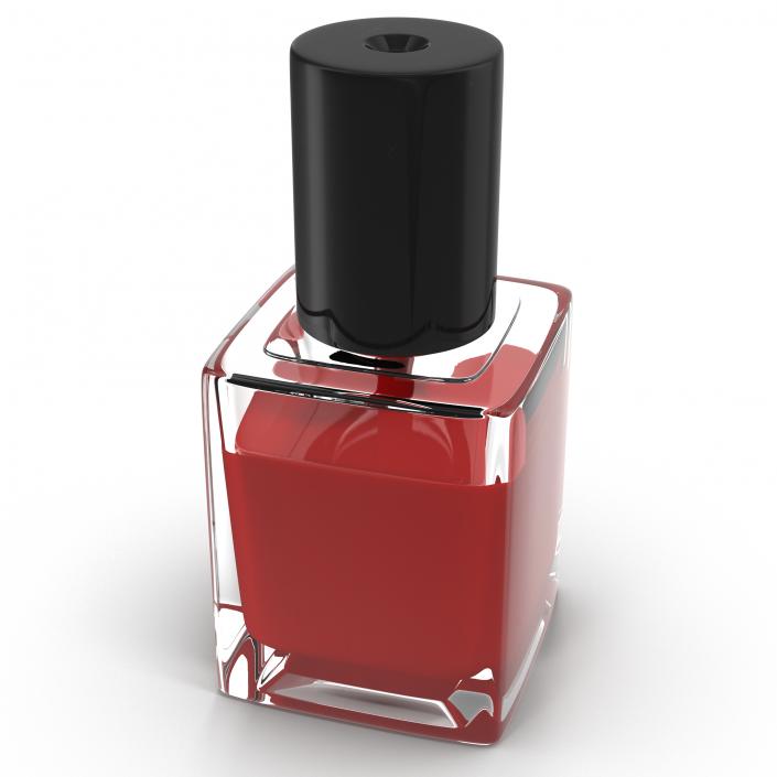 Fingernail Polish Bottle 3D model