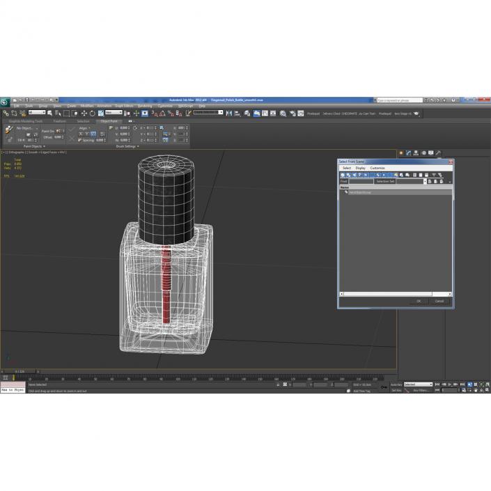 Fingernail Polish Bottle 3D model