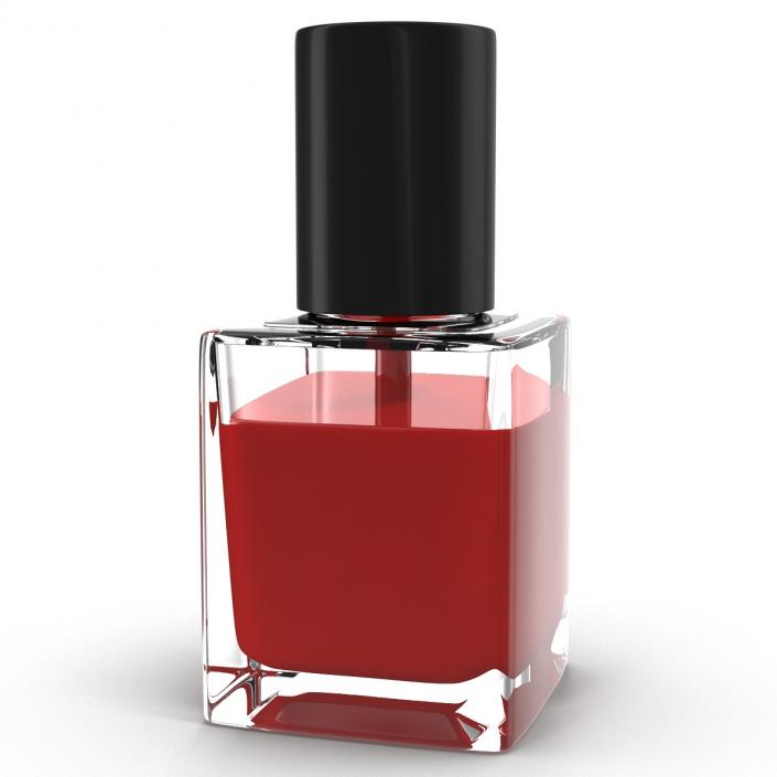 Fingernail Polish Bottle 3D model