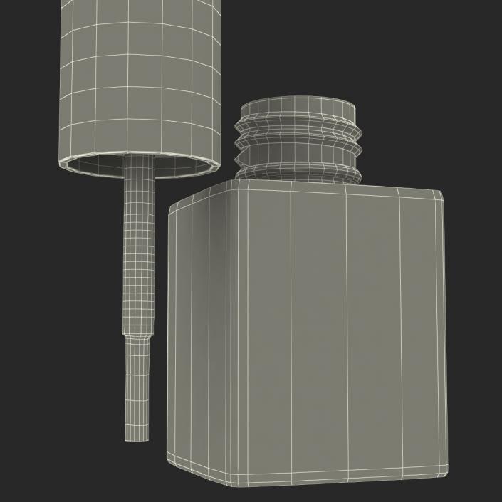 Fingernail Polish Bottle 3D model