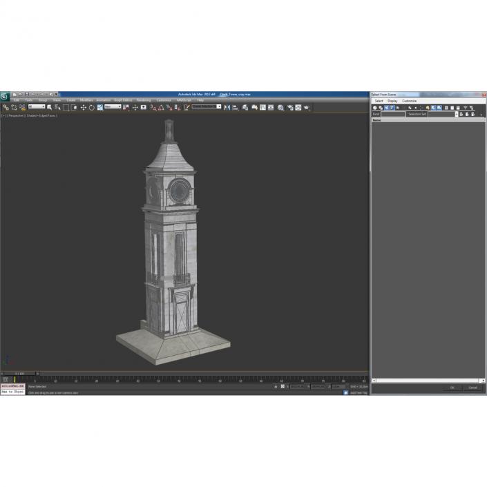 3D Clock Tower