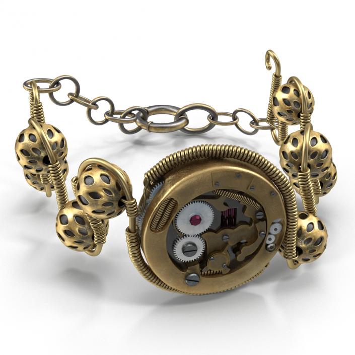 3D Steampunk Jewelry Bracelet