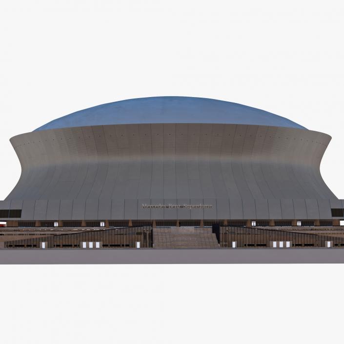 3D Stadium Mercedes Benz Superdome