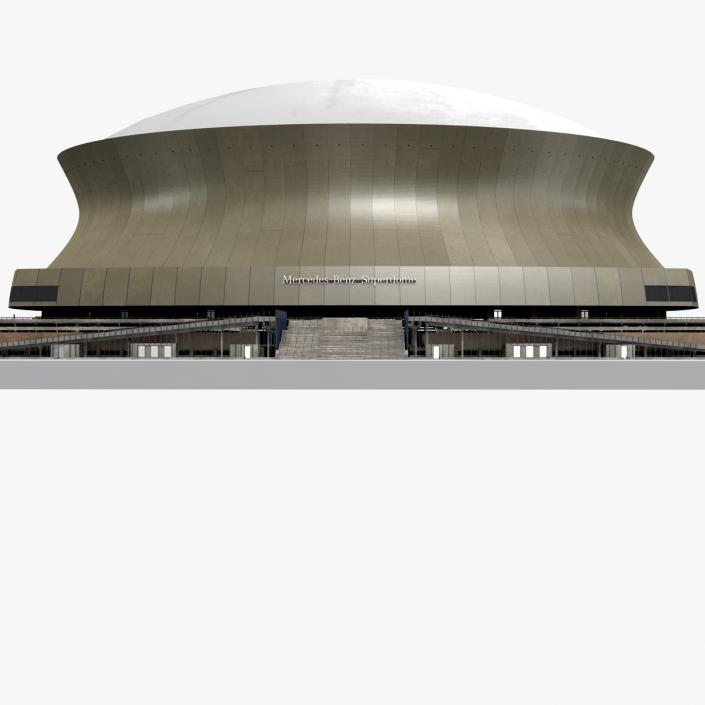 3D Stadium Mercedes Benz Superdome