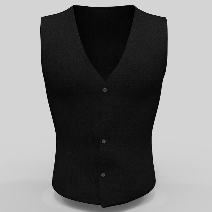 Mens Waistcoat 3D model