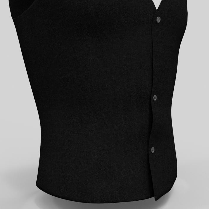 Mens Waistcoat 3D model