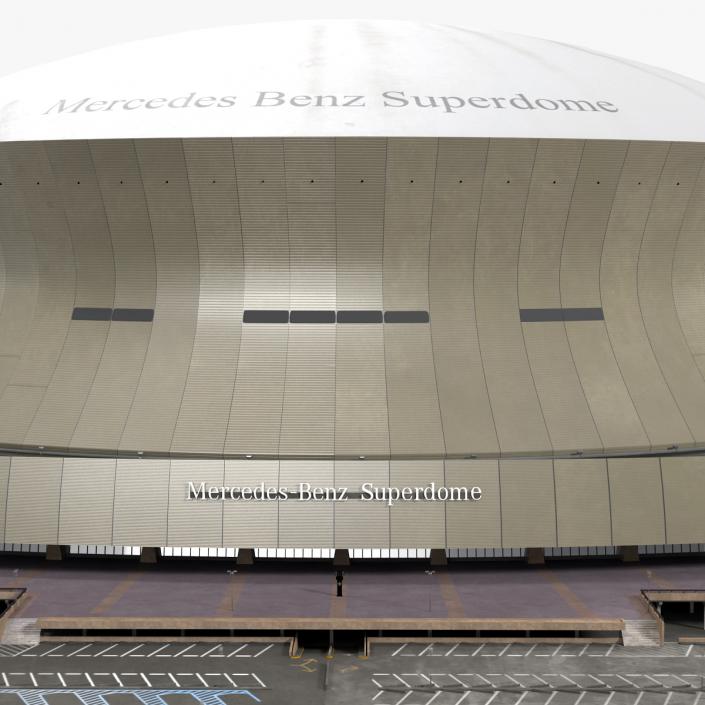 3D Stadium Mercedes Benz Superdome