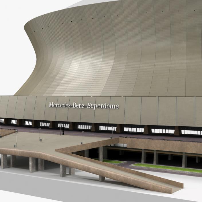 3D Stadium Mercedes Benz Superdome