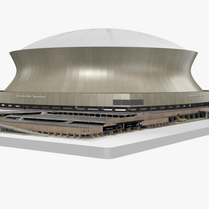 3D Stadium Mercedes Benz Superdome