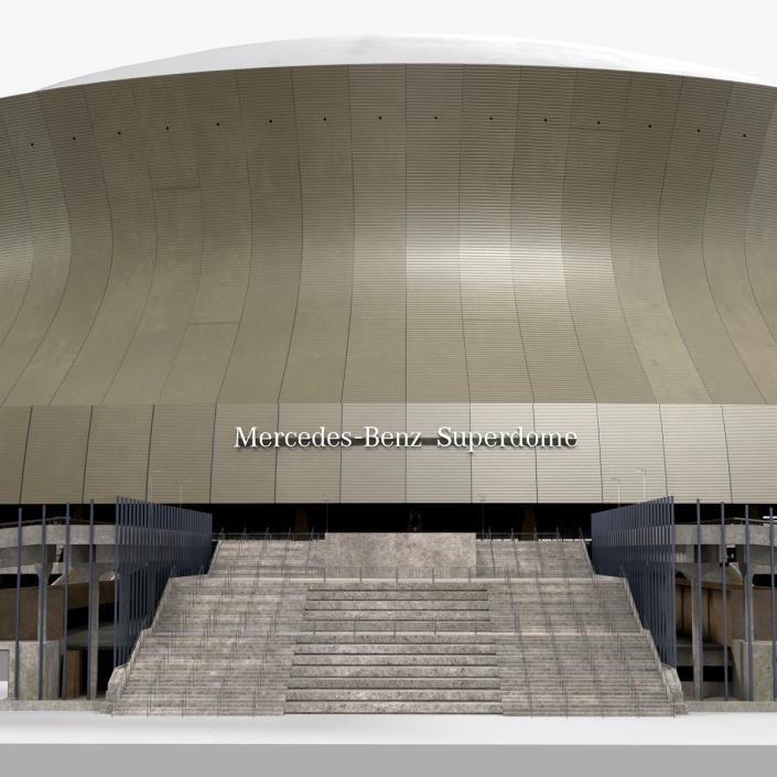 3D Stadium Mercedes Benz Superdome