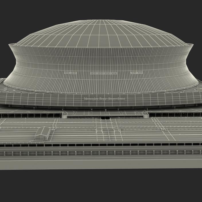 3D Stadium Mercedes Benz Superdome