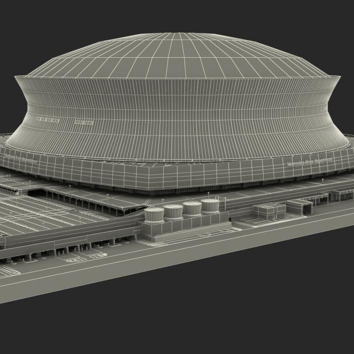 3D Stadium Mercedes Benz Superdome