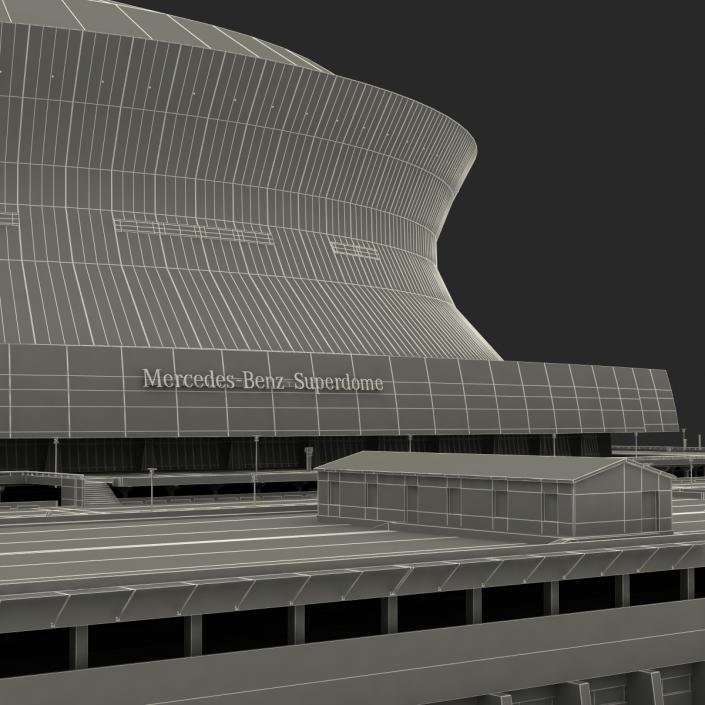 3D Stadium Mercedes Benz Superdome