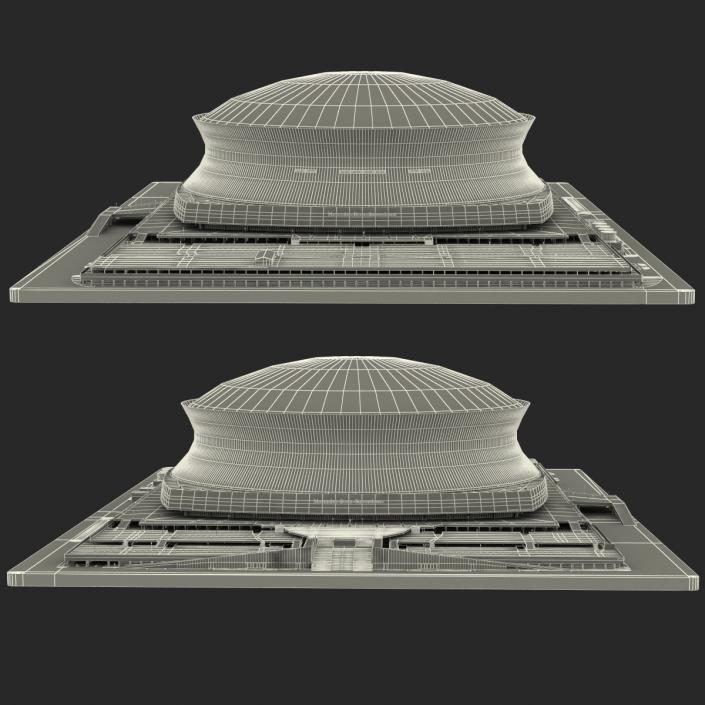 3D Stadium Mercedes Benz Superdome