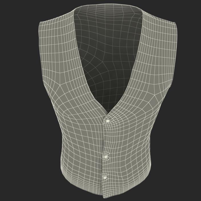 Mens Waistcoat 3D model