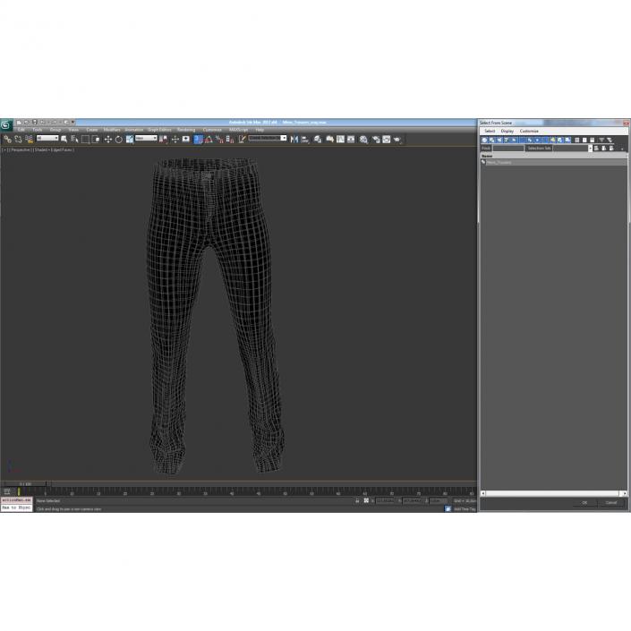 Men's Trousers 3D model