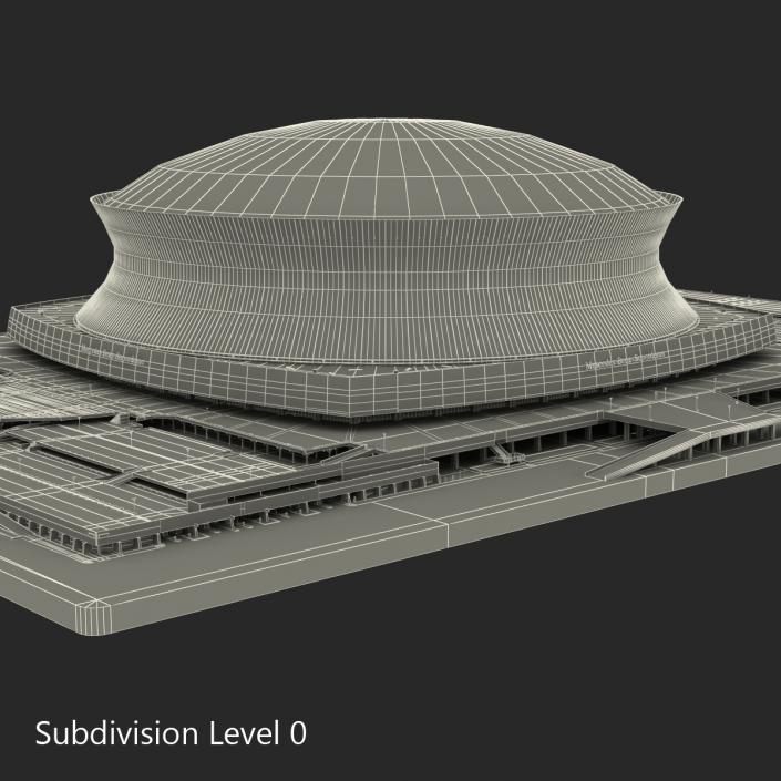 3D Stadium Mercedes Benz Superdome