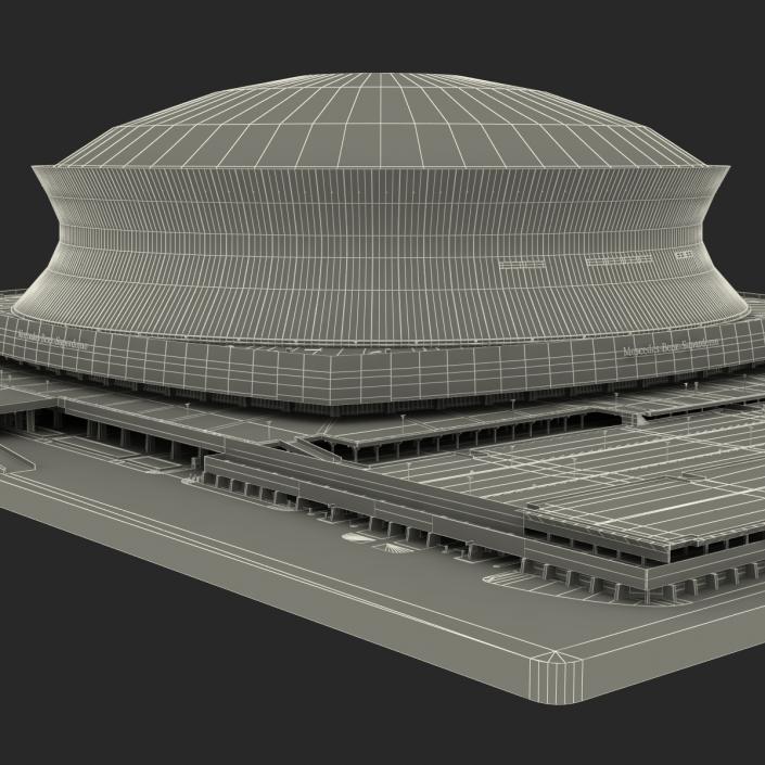 3D Stadium Mercedes Benz Superdome