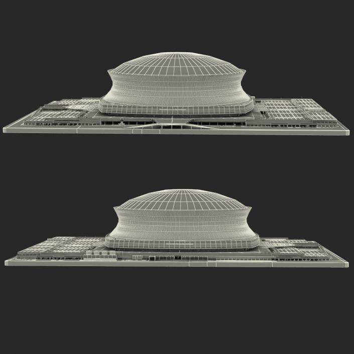 3D Stadium Mercedes Benz Superdome