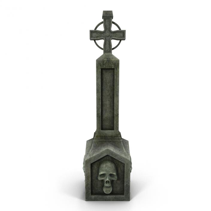 3D model Halloween Gravestone