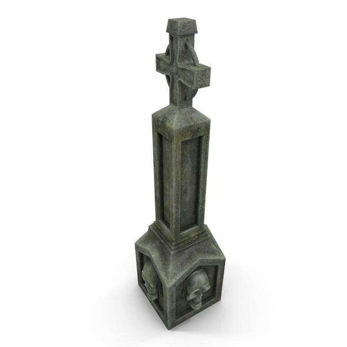 3D model Halloween Gravestone