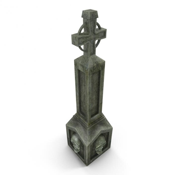 3D model Halloween Gravestone