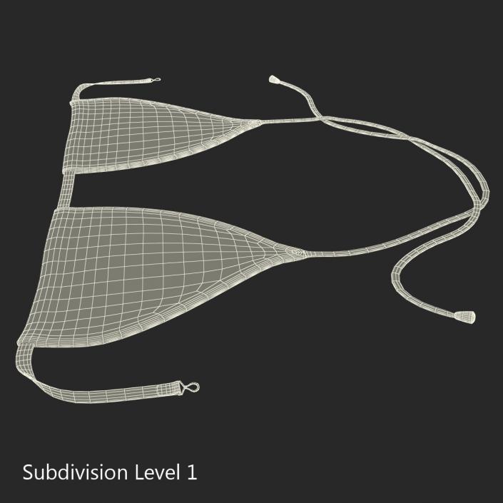 3D model Bikini Underwire Bra