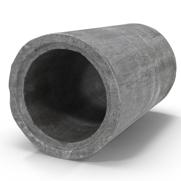 3D Concrete Pipe model