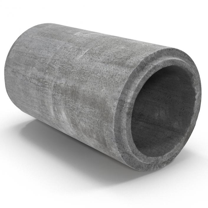 3D Concrete Pipe model