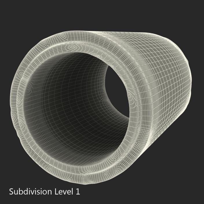 3D Concrete Pipe model