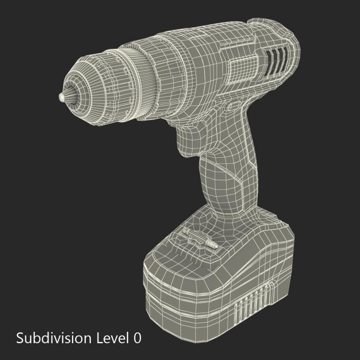 Cordless Drill 3D model