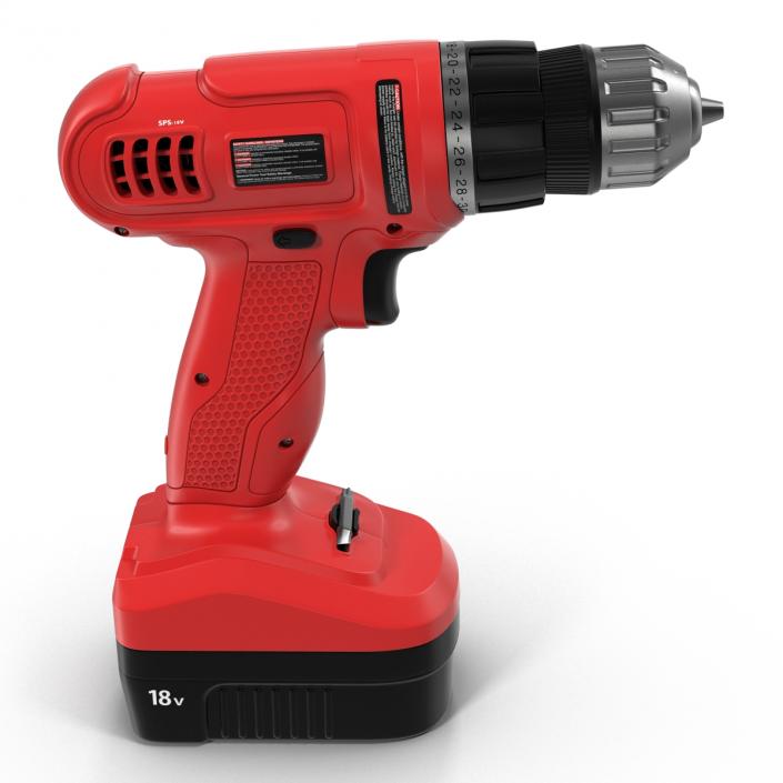 Cordless Drill 3D model