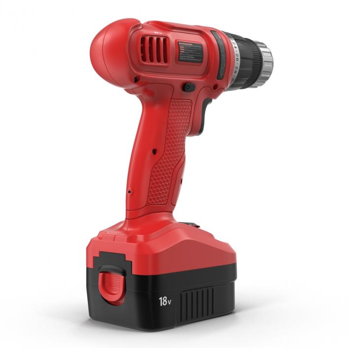 Cordless Drill 3D model