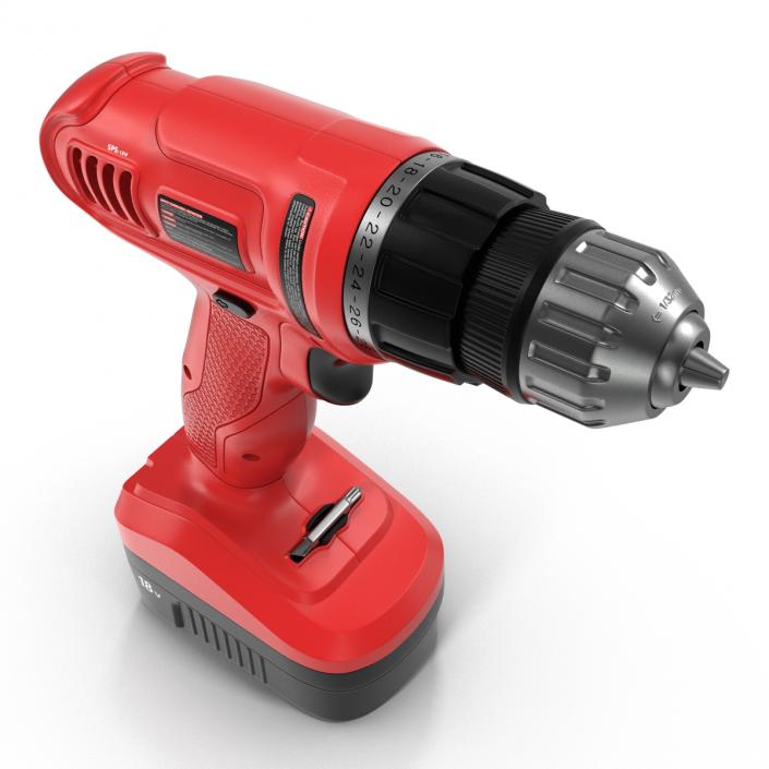 Cordless Drill 3D model