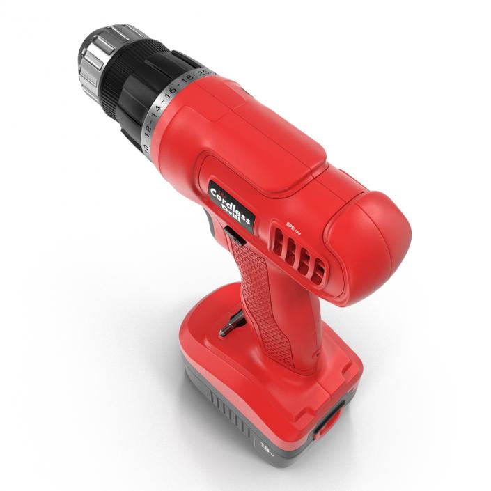 Cordless Drill 3D model