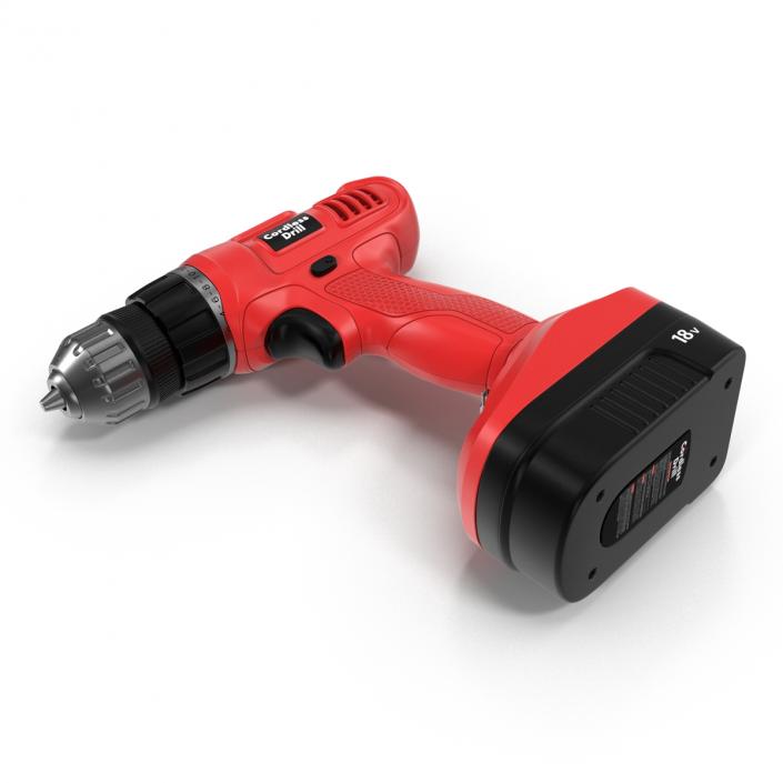 Cordless Drill 3D model