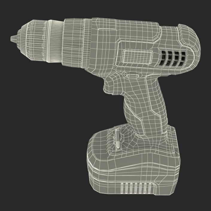 Cordless Drill 3D model