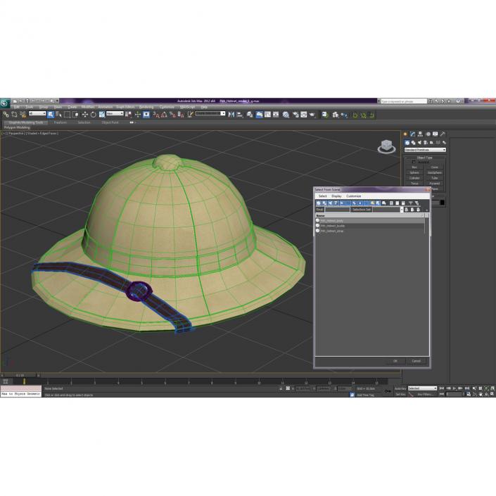 3D Pith Helmet